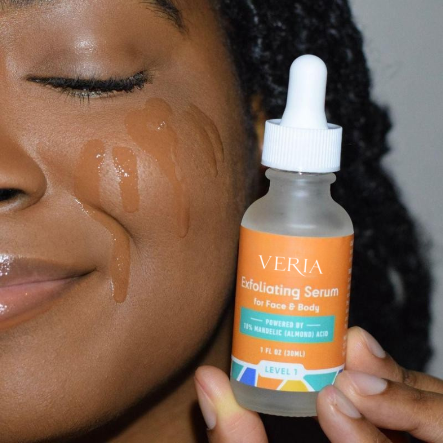 A clearing serum designed to calm folliculitis and ingrown hair irritation